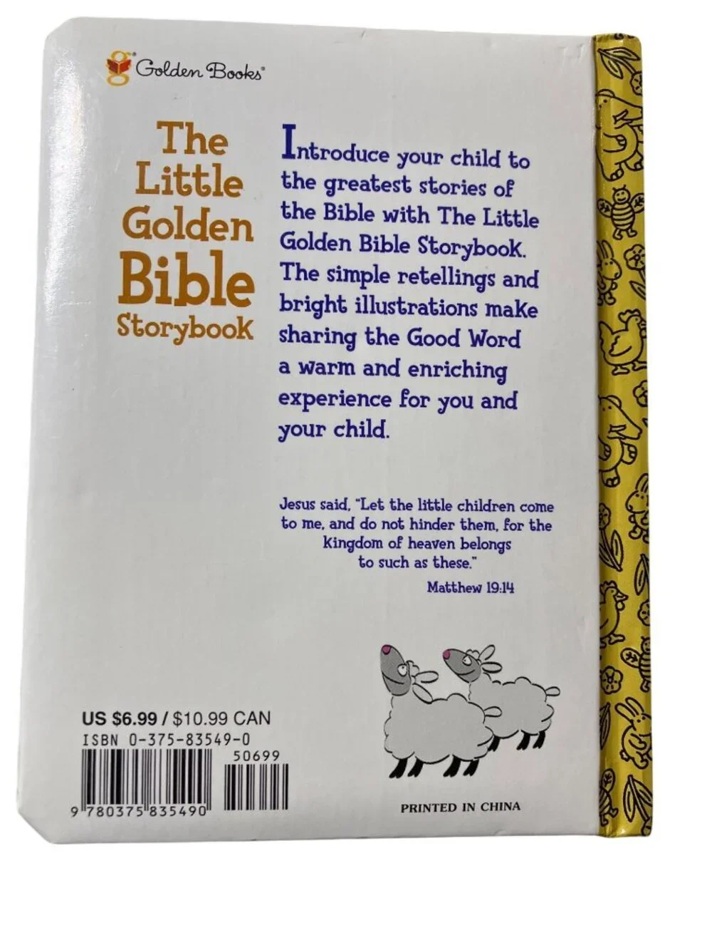 The Little Golden Bible Storybook Hardcover Kids Book - Picture 14 of 16
